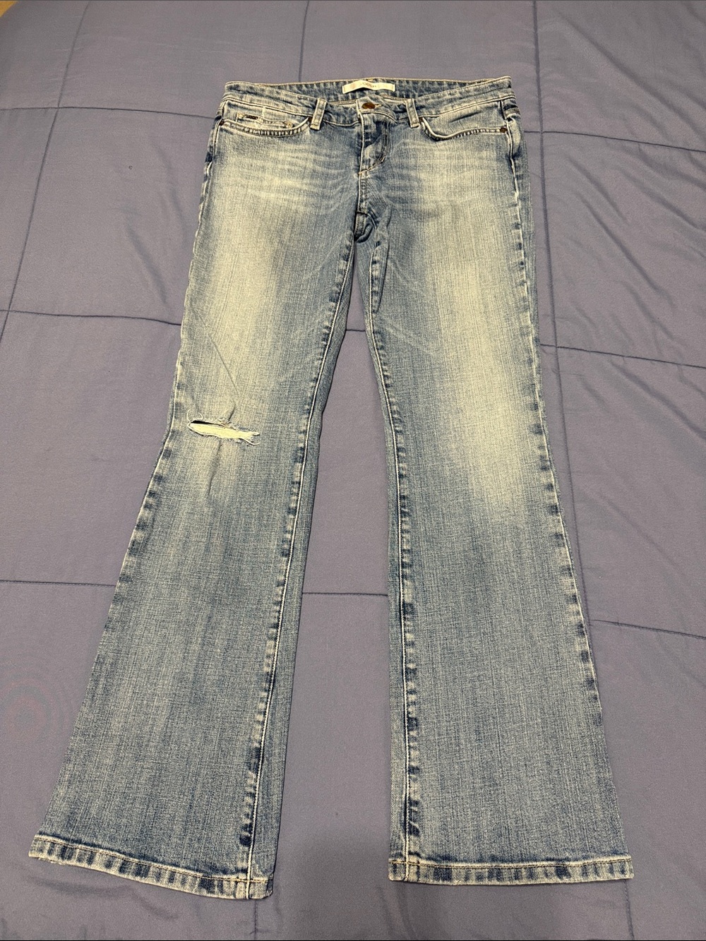 Joe's Jeans Light Wash Blue Flare Jeans